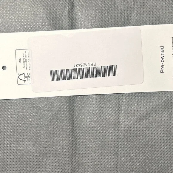 Vintage Fendi Wallet • Pequin Stripe Canvas & Tan Leather • Made in Italy - Picture 10 of 16